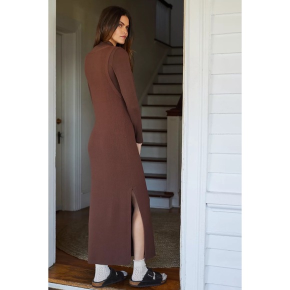 Daily Practice by Anthropologie Slim V-Neck Dress - Picture 5 of 6